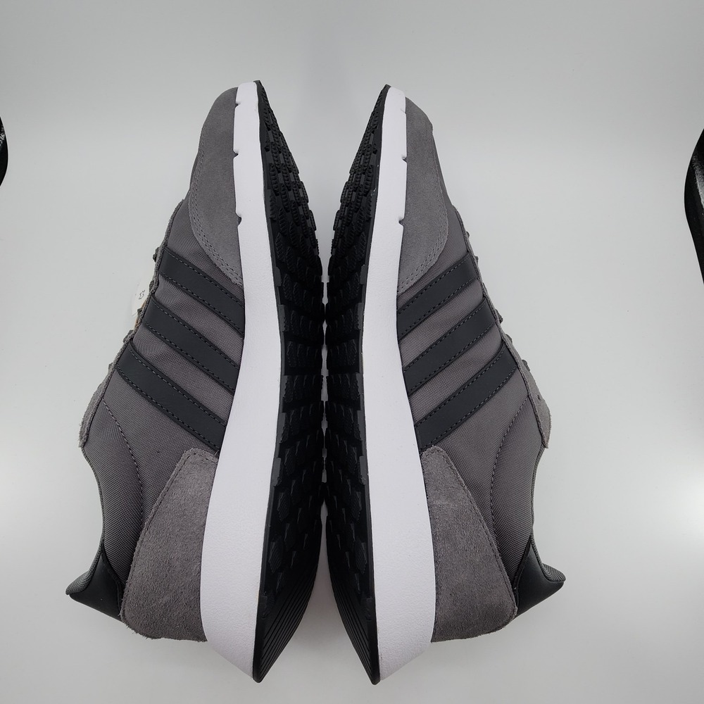 adidas Run 60s 2.0 Shoes Mens 13 Grey Four Carbon Running Sneaker GX1740 NEW - Picture 9 of 11